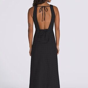 Vans Black Backless Maxi Dress